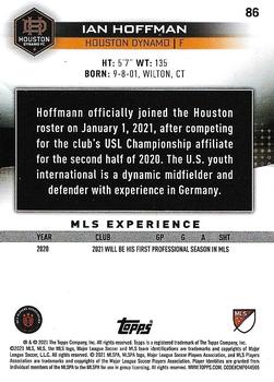 2021 Topps MLS #86 Ian Hoffmann Back