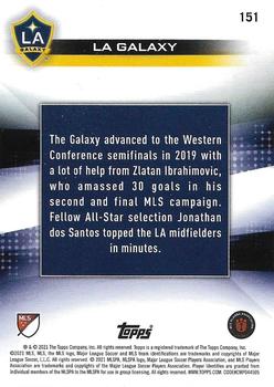 2021 Topps MLS #151 LA Galaxy Back