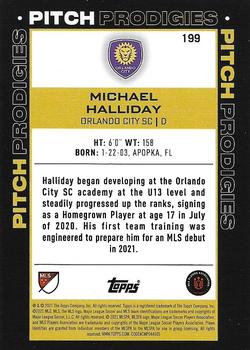 2021 Topps MLS #199 Michael Halliday Back