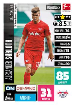 2020-21 Topps On-Demand Match Attax Bundesliga #053 Alexander Sorloth Front