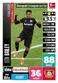 2020-21 Topps On-Demand Match Attax Bundesliga #056 Leon Bailey Front