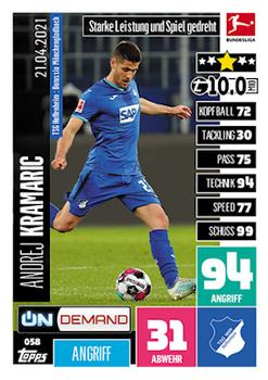 2020-21 Topps On-Demand Match Attax Bundesliga #058 Andrej Kramaric Front