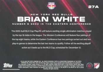 2020 Topps On-Demand Set 24: 2020 MLS Soccer Playoffs - Red #27A Brian White Back