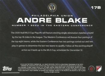 2020 Topps On-Demand Set 24: 2020 MLS Soccer Playoffs - Blue #17B Andre Blake Back