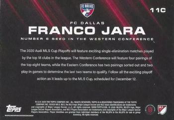 2020 Topps On-Demand Set 24: 2020 MLS Soccer Playoffs - Gold #11C Franco Jara Back