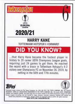 2020-21 Merlin Chrome UEFA Champions League #6 Harry Kane Back