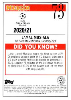 2020-21 Merlin Chrome UEFA Champions League #73 Jamal Musiala Back