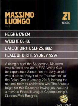 2015 Socceroos Champions of Asia #NNO Massimo Luongo Back