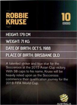 2015 Socceroos Champions of Asia #NNO Robbie Kruse Back