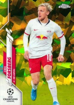 2019-20 Topps Chrome Sapphire Edition UEFA Champions League - Yellow #40 Emil Forsberg Front