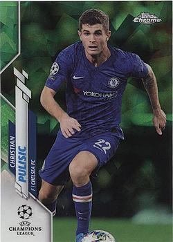 2019-20 Topps Chrome Sapphire Edition UEFA Champions League - Green #47 Christian Pulisic Front