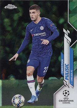 2019-20 Topps Chrome Sapphire Edition UEFA Champions League - Green #47 Christian Pulisic Front