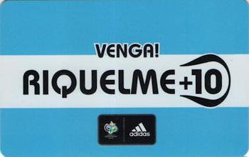 2006 Adidas World Cup #NNO Juan Roman Riquelme Back