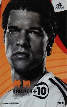 2006 Adidas World Cup #NNO Michael Ballack Front