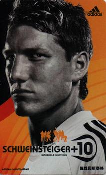 2006 Adidas World Cup #NNO Bastian Schweinsteiger Front
