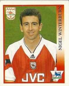 1993-94 Merlin's Premier League 94 Sticker Collection #5 Nigel Winterburn Front