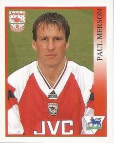 1993-94 Merlin's Premier League 94 Sticker Collection #15 Paul Merson Front