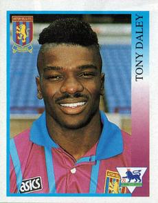 1993-94 Merlin's Premier League 94 Sticker Collection #40 Tony Daley Front