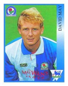 1993-94 Merlin's Premier League 94 Sticker Collection #42 David May Front