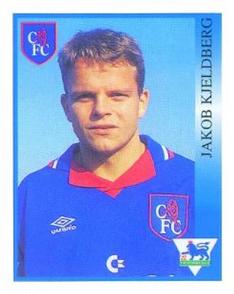 1993-94 Merlin's Premier League 94 Sticker Collection #65 Jakob Kjeldbjerg Front