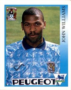 1993-94 Merlin's Premier League 94 Sticker Collection #84 John Williams Front