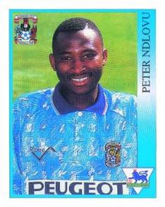 1993-94 Merlin's Premier League 94 Sticker Collection #90 Peter Ndlovu Front
