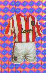 1993-94 Merlin's Premier League 94 Sticker Collection #255 Kit Front