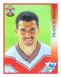 1993-94 Merlin's Premier League 94 Sticker Collection #394 Francis Benali Front