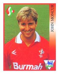 1993-94 Merlin's Premier League 94 Sticker Collection #403 John Moncur Front