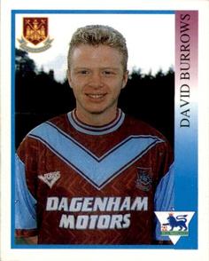 1993-94 Merlin's Premier League 94 Sticker Collection #435 David Burrows Front