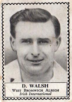 1949-50 Barratt & Co. Famous Footballers #NNO David Walsh Front