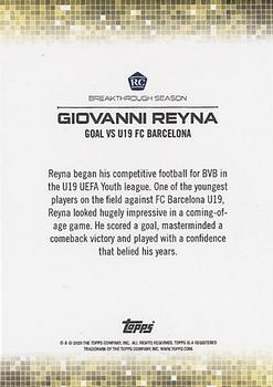 2020 Topps On-Demand Set 19: Giovanni Reyna Breakthrough Season #NNO Giovanni Reyna Back