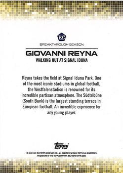2020 Topps On-Demand Set 19: Giovanni Reyna Breakthrough Season #NNO Giovanni Reyna Back