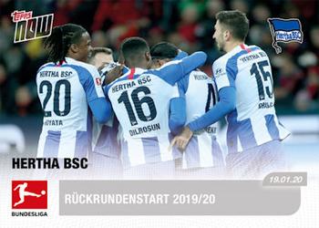 2019-20 Topps Now Bundesliga German #81 Hertha BSC Berlin Front