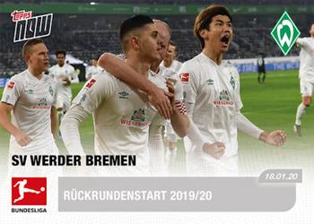 2019-20 Topps Now Bundesliga German #83 SV Werder Bremen Front