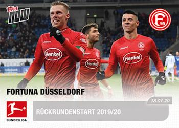 2019-20 Topps Now Bundesliga German #85 Fortuna Dusseldorf Front