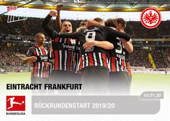 2019-20 Topps Now Bundesliga German #86 Eintracht Frankfurt Front