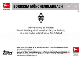 2019-20 Topps Now Bundesliga German #93 VfL Borussia Monchengladbach Back