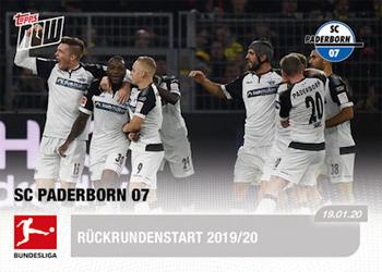 2019-20 Topps Now Bundesliga German #95 SC Paderborn Front