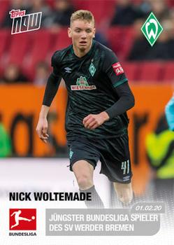 2019-20 Topps Now Bundesliga German #115 Nick Woltemade Front