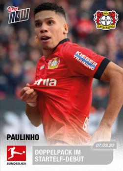 2019-20 Topps Now Bundesliga German #142 Paulinho Front