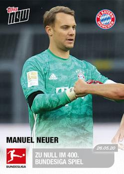 2019-20 Topps Now Bundesliga German #158 Manuel Neuer Front