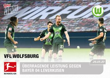 2019-20 Topps Now Bundesliga German #159 VfL Wolfsburg Front