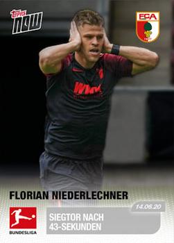 2019-20 Topps Now Bundesliga German #177 Florian Niederlechner Front