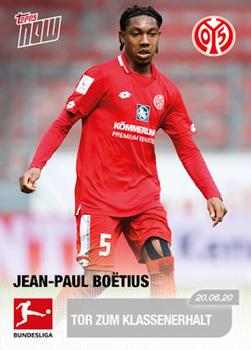2019-20 Topps Now Bundesliga German #188 Jean-Paul Boëtius Front