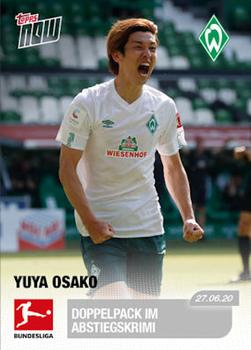 2019-20 Topps Now Bundesliga German #190 Yuya Osako Front