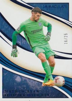 2020 Panini Immaculate Collection - Sapphire #146 Mathew Ryan Front