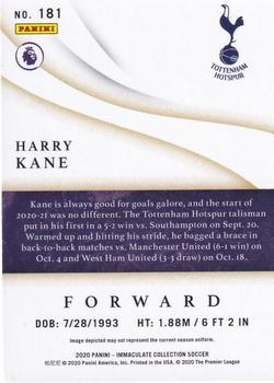 2020 Panini Immaculate Collection - Ruby FOTL #181 Harry Kane Back