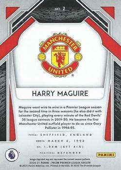 2020-21 Panini Prizm Premier League #2 Harry Maguire Back