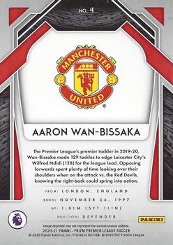 2020-21 Panini Prizm Premier League #4 Aaron Wan-Bissaka Back